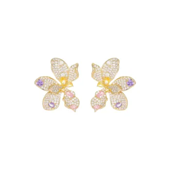 Vegetarian Alloy Earrings Women's