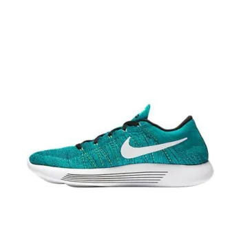 Nike LunarEpic Flyknit Breathable And Lightweight Low Top Training Shoes Unisex Blue