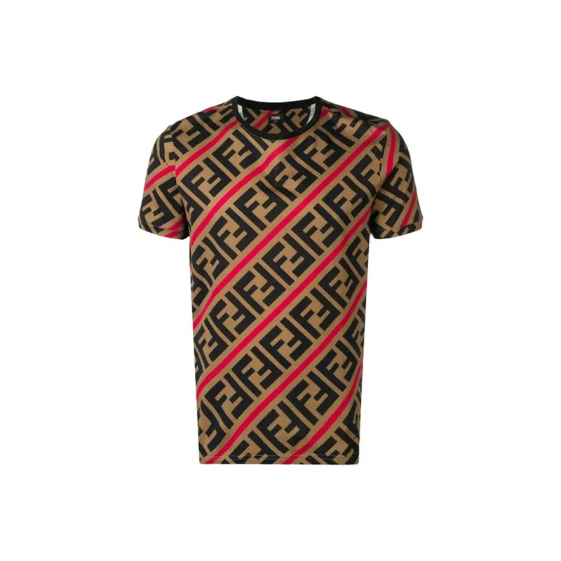 FENDI Ff Monogram Printed T shirt-0