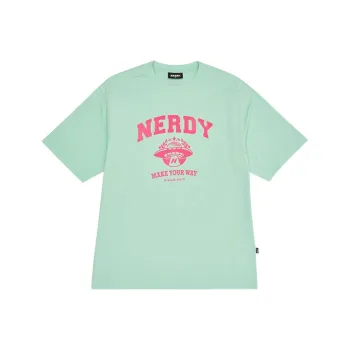 NERDY T Shirt Unisex Mint Green