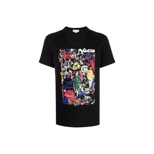 Alexander McQueen T Shirt Men's Black