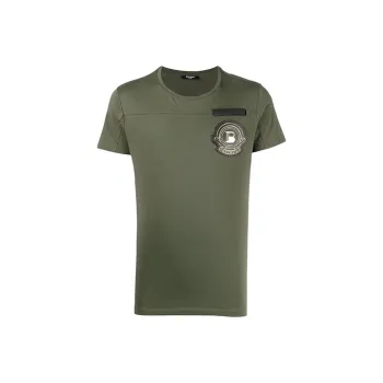 BALMAIN T-Shirts Men Green
