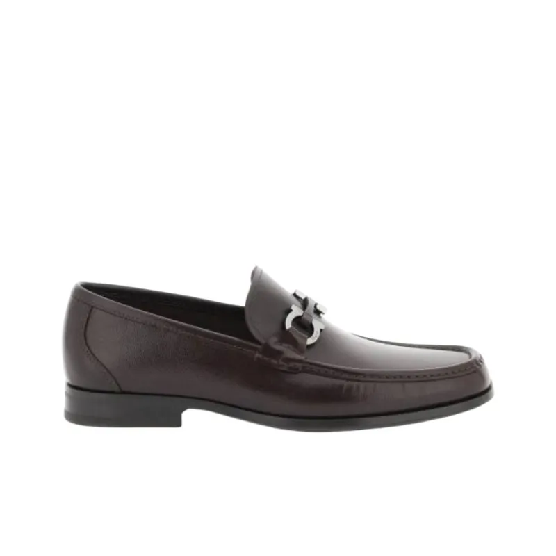 FERRAGAMO GANCINI Loafers Men's Tan-1