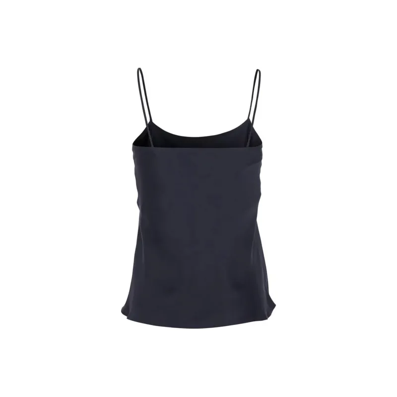 HERNO Spaghetti Straps Satin Tank Top-1