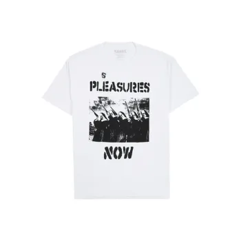 PLEASURES T-Shirts Unisex White