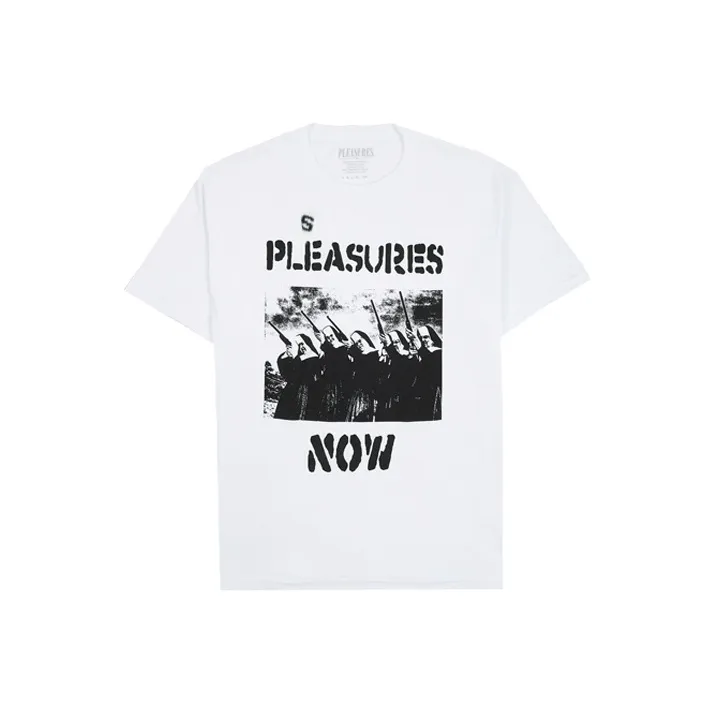 PLEASURES T-Shirts Unisex White-0