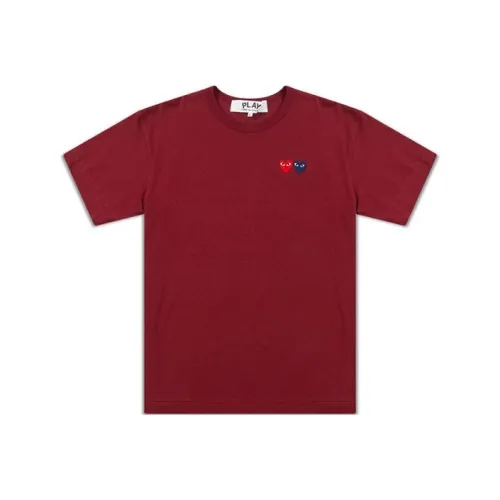 Comme Des Garcons Play Double Hearts T shirt