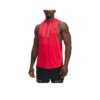 Under Armour Tank Top Men's Lava Red/White