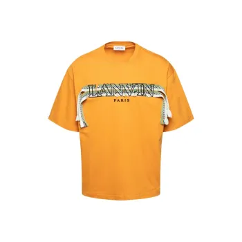Lanvin T Shirts Men Orange