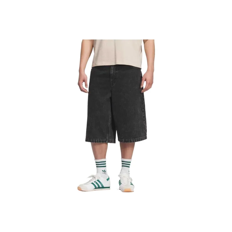 Adidas Originals Casual Shorts Unisex Medium Denim Black-1