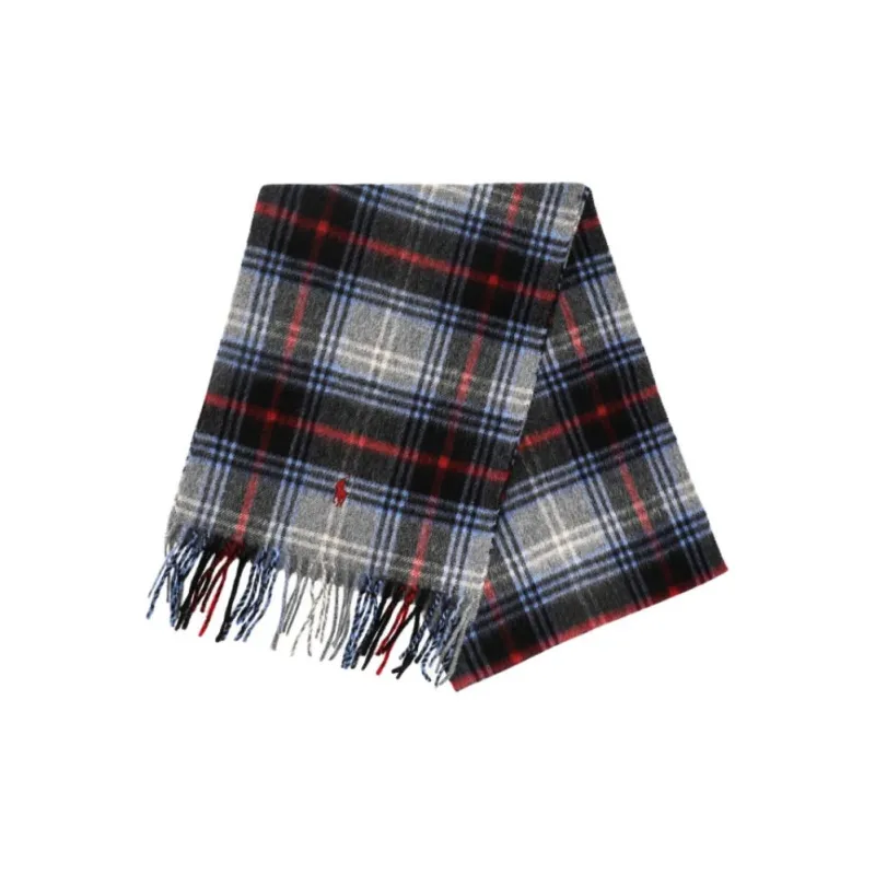 Polo Ralph Lauren Wool Cashmere Knit Scarves Men's Black-1