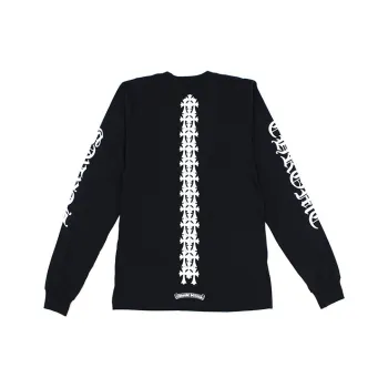 Chrome Hearts Cemetery Cross Tire Tracks L/S T shirt