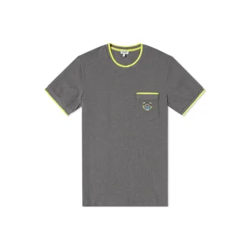 KENZO Classic Tiger Head T Shirts Men Gray