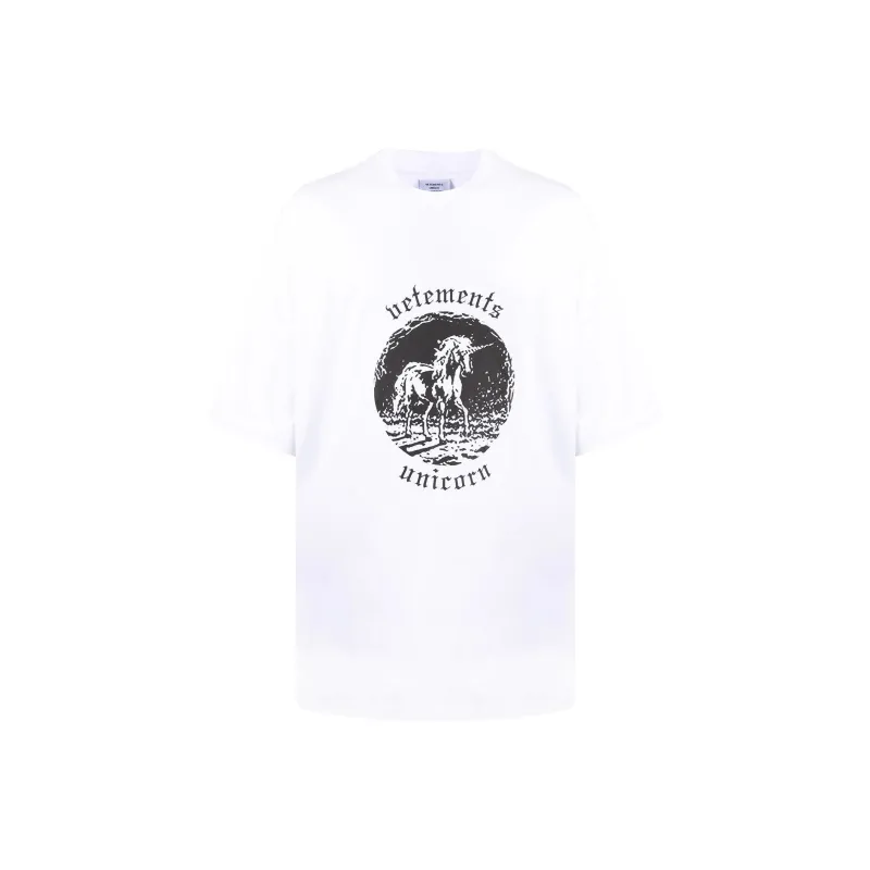 Vetements T Shirts Men White-0