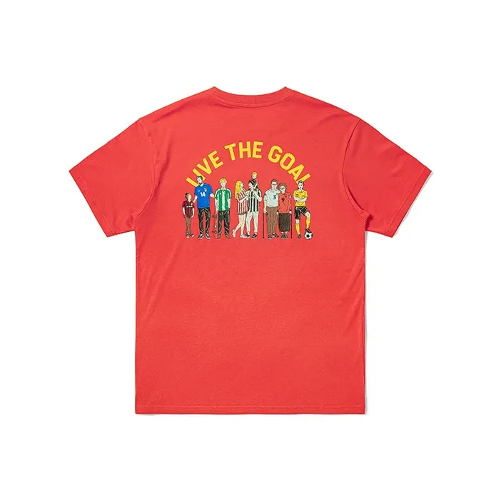 Kappa x Goalstudio Crew Neck Fitted Straight Short Sleeved T Shirt Unisex-8