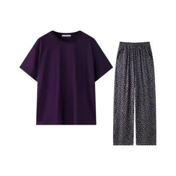MEITENG Pajama Set Women's Purple