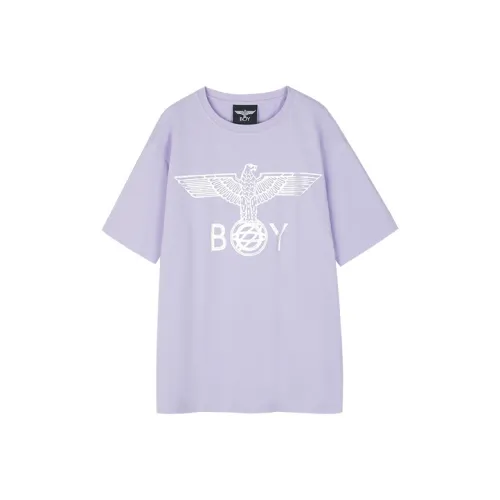 Boy London SS21 Straight T Shirt Unisex Purple