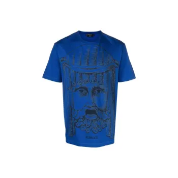 VERSACE T Shirts Men Blue