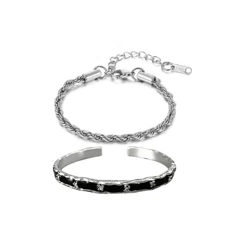 D.K.X Titanium Steel Bracelets Women's