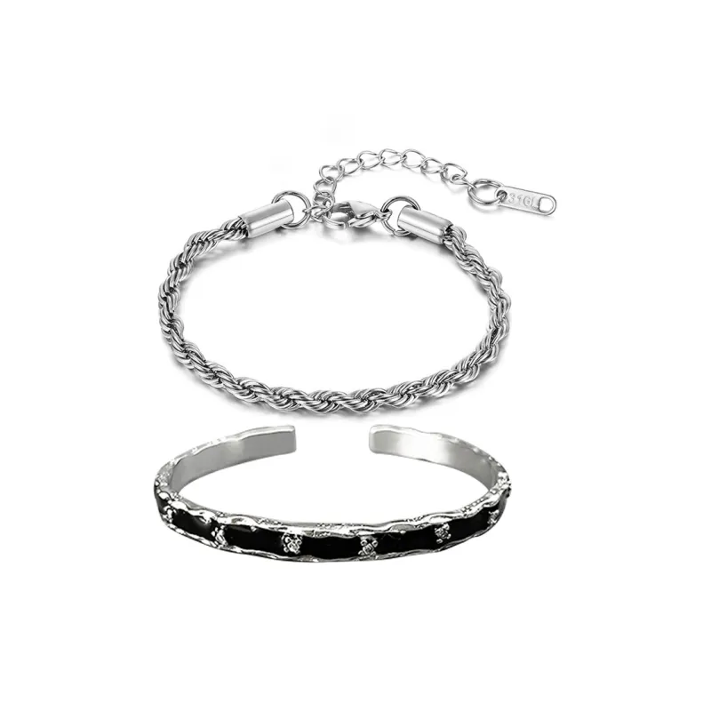 D.K.X Titanium Steel Bracelets Women's-0