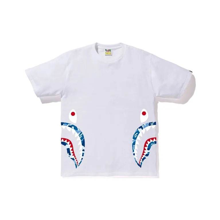 Bape Flame Side Shark Tee-6