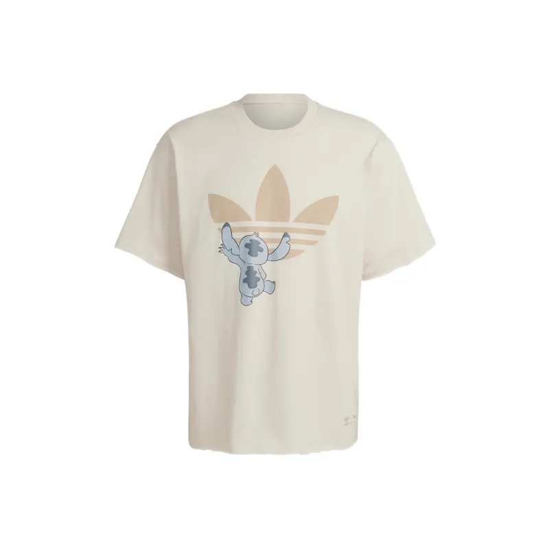 Adidas Originals T Shirt Unisex Gray White-0