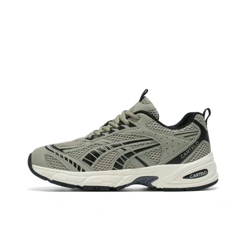 CARTELO Non slip Lightweight Low Top Chunky Sneakers Men's