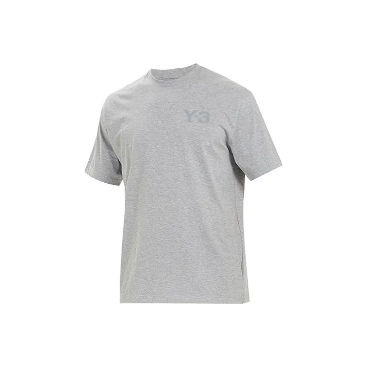 Y 3 T Shirts Men Gray-0
