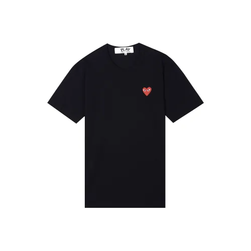 Comme Des Garcons Play Red Emblem T shirt