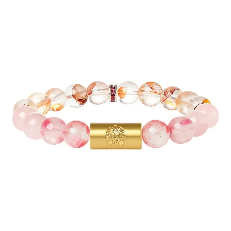 Rastaclat Crystal Small Lion Jade Bracelet Unisex-5