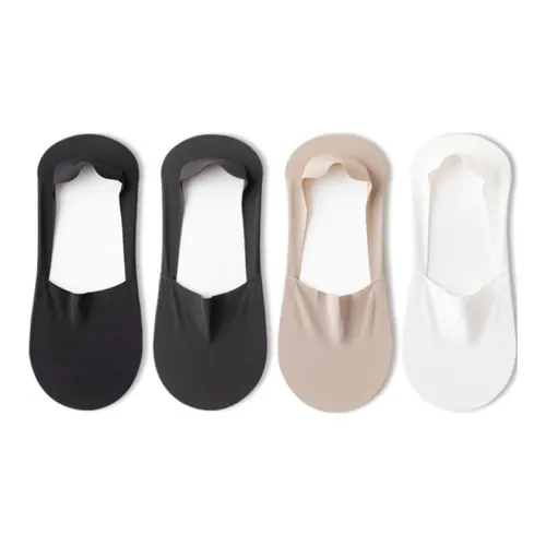 Yalu No Show Socks Men's 4 Pack
