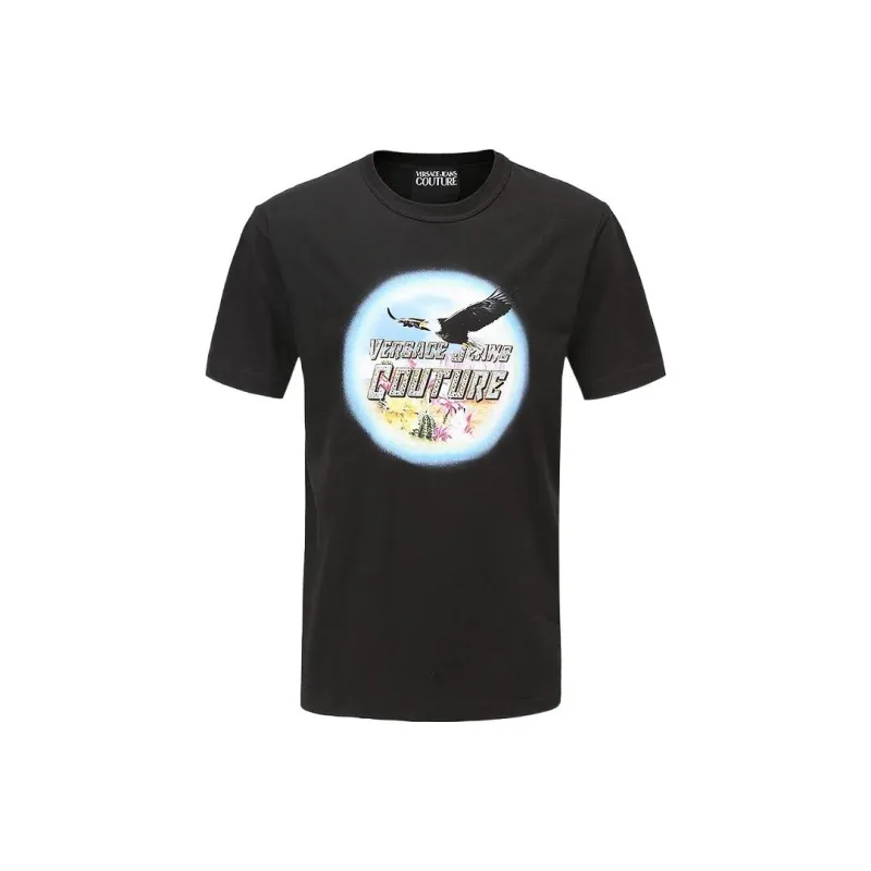 VERSACE JEANS COUTURE SS22 T Shirt Men's Black-0