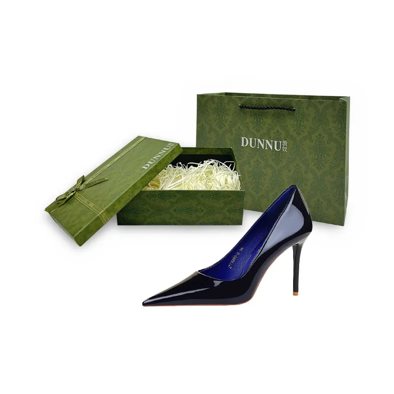 Dunnu Slim Heel High Heels 9.5CM Women's-11