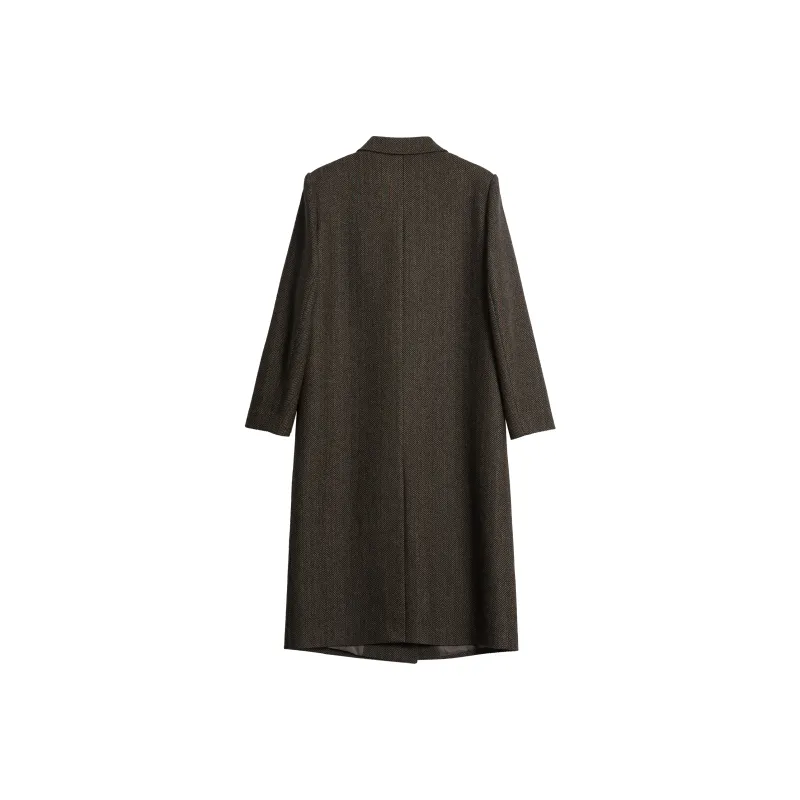 Mambe Trench Coat Women's Latte Coffee-1