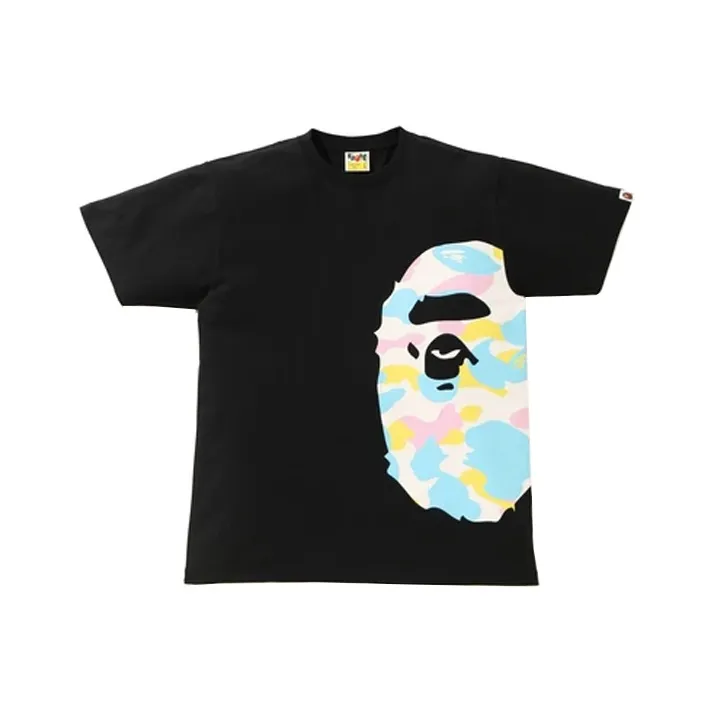 A BATHING APE New Multi Camo Side Big Ape Head Tee-0
