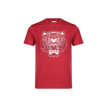KENZO T Shirts Men Cherry Red