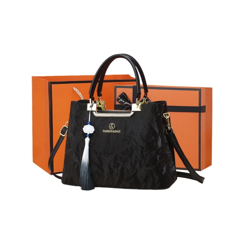 PINK·LAND PU Handbag Regular Women's Ecru/Pink/Green/Black-9