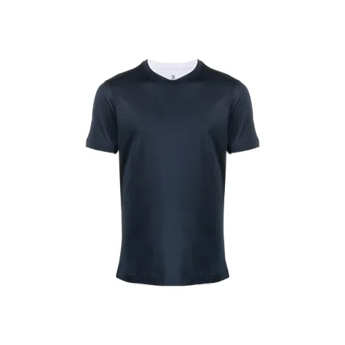 Brunello Cucinelli SS22 T Shirt Men's Blue
