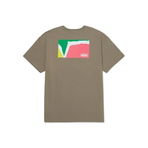 Vans Drop Shoulder Sleeve T-Shirt Men's Brown