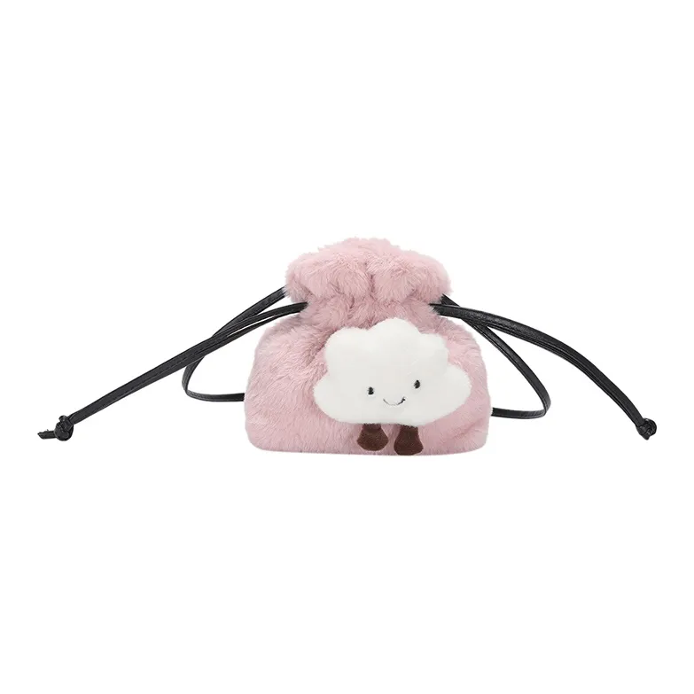 Meow In The Grass Plush Shoulder Bag, Crossbody Bag Women's Multicolor-14