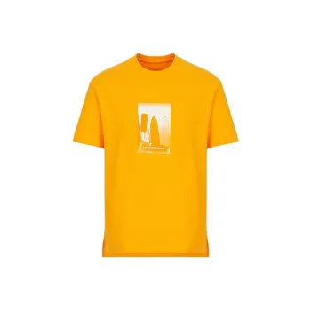 EMPORIO ARMANI T Shirts Men Yellow