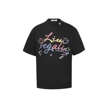 LIUREGALI T-Shirts Unisex Black