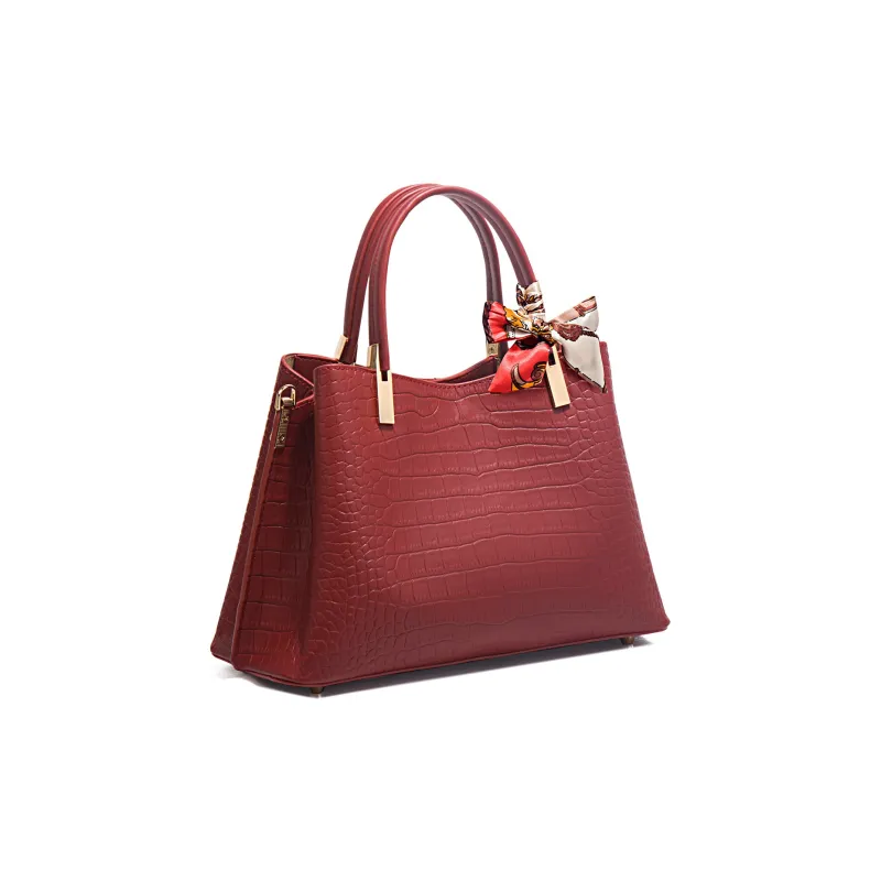 HACIN Handbags Burgundy-2