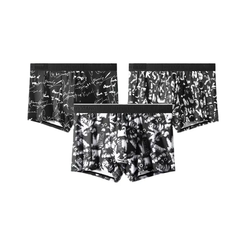 H YXIANG Underpants Men's 3 Pack-0