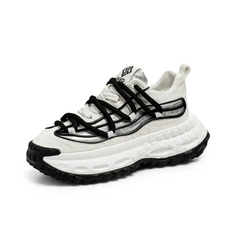 JANECO Anti Slip Wear Resistant Low Top Chunky Sneakers Men's-9