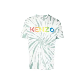 KENZO Letter Logo T Shirts Men Multicolor