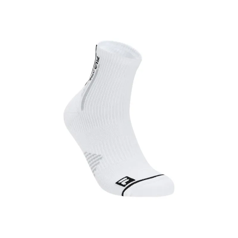 FILA SS25 Mid Calf Socks Men's 1 Pack Standard White-1