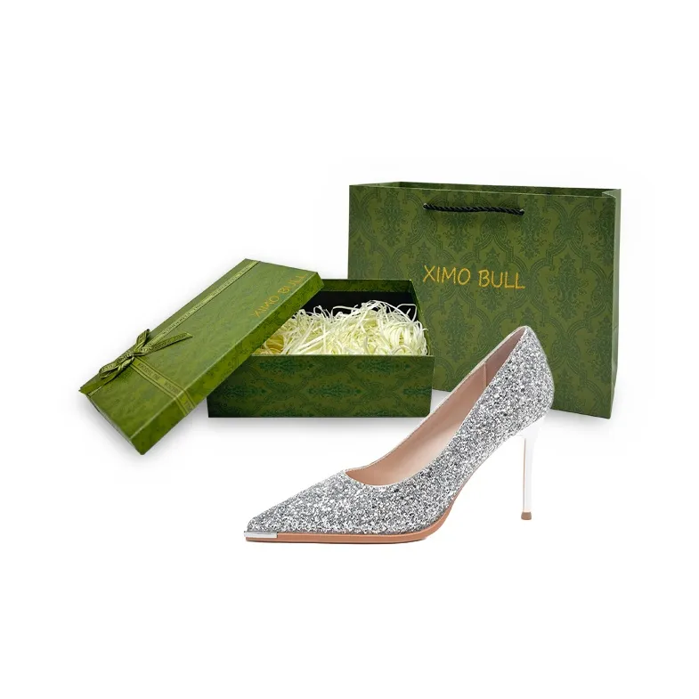 XIMO BULL High Heels Women's Gold-57