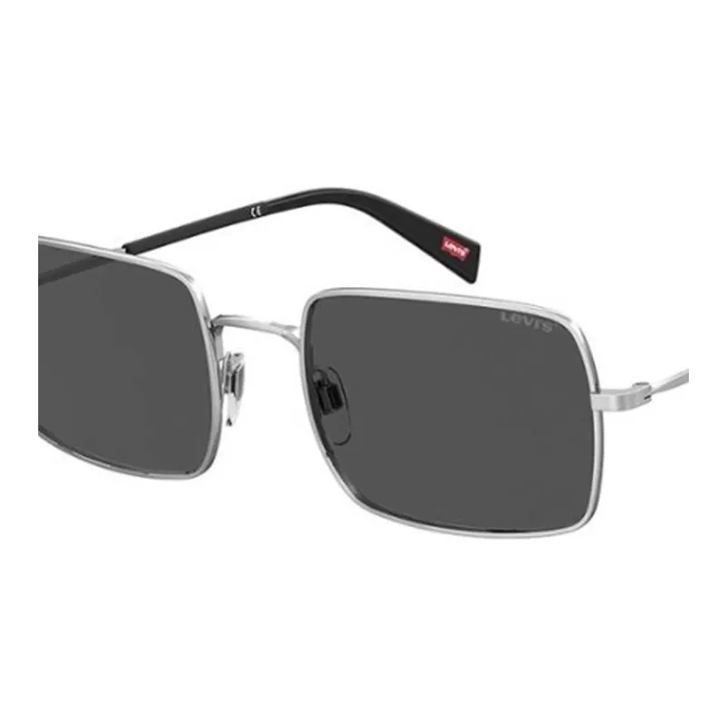 Levi's Polycarbonate Stainless Steel Square Sunglasses Unisex Gray-1