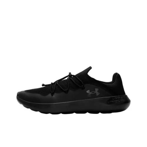 Under Armour Anti Slip Wear Resistant Low Top Casual Shoes Unisex Black